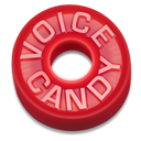 voice, Candy, sound Black icon
