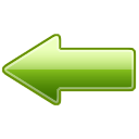 Left, Backward, Arrow, Back, previous, prev OliveDrab icon