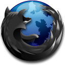 Black, Firefox, Browser DarkSlateGray icon