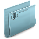 Folder, Downloads LightSteelBlue icon