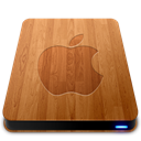 slick, wooden, Apple, drive Sienna icon