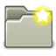 Gnome, new, Folder Silver icon