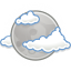Cloud, few, weather, Gnome, climate, night Black icon