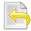document, File, Revert, Gnome, paper Gainsboro icon