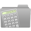 Calc, calculator, calculation DarkGray icon