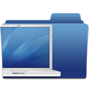 Macbook, Folder SteelBlue icon