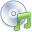 Cd, disc, Audio, save, Disk SteelBlue icon