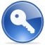 Key, log off, Access, password SteelBlue icon