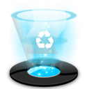 Full, recycle DeepSkyBlue icon