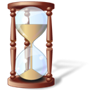 Hourglass, time, history, Wait Black icon
