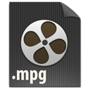 File, video, paper, mpg, Mpeg, document DarkSlateGray icon