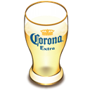 corona, beer Black icon