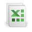 File, Mous, document, paper, Excel Gainsboro icon