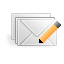 envelop, Message, Letter, Email, Compose, mail Gainsboro icon