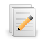 Edit, paper, document, writing, write, File Gainsboro icon