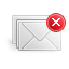 Message, mail, delete, remove, Email, Letter, envelop, Del Gainsboro icon