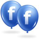 Balloon, Friendfeed SteelBlue icon