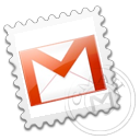 gmail, grey, Stamp, postage WhiteSmoke icon