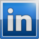 Linkedin, Social, social network MidnightBlue icon