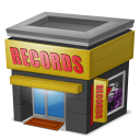store, record DarkSlateGray icon