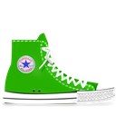 converse, green Black icon