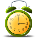 alarm clock, Alarm, history, Clock, time, Candy Black icon