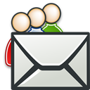 envelop, send, Email, Letter, mail, group, Message DarkSlateGray icon