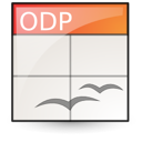 open document, Presentation, Oasis, Application Linen icon