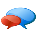 Chat, speak, Comment, talk LightSkyBlue icon