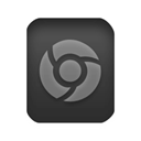 chrome, html Black icon