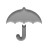 Umbrella, Rain DarkGray icon