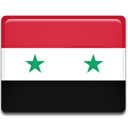 Syria, flag, Country Crimson icon