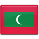 Country, flag, Maldives Crimson icon