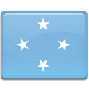 Country, Micronesia, flag SkyBlue icon