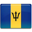 Barbados, flag, Country MidnightBlue icon