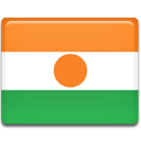 Country, flag, Niger Coral icon