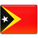 timor, flag, Leste, Country Red icon