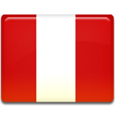 flag, Peru, Country Firebrick icon