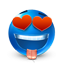 Emoticon, Face, Emotion, smiley DodgerBlue icon