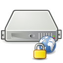 secure, Server, web Black icon