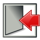 Log, out Silver icon