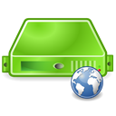green, web, Server YellowGreen icon