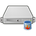 db, firebird, Database, Server Black icon