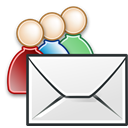 send, Email, Letter, envelop, mail, Message, group WhiteSmoke icon