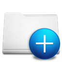 White, Folder, plus, Add WhiteSmoke icon