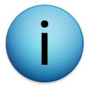 about, Info, Information SkyBlue icon