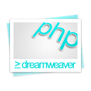 File, dreamweaver, document, paper, Php Black icon
