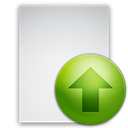 File, increase, Ascend, paper, Up, document, upload, Ascending, rise Gainsboro icon