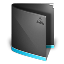 Antares, Folder, Black DarkSlateGray icon