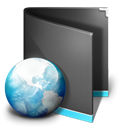 Black, net, Folder DarkSlateGray icon